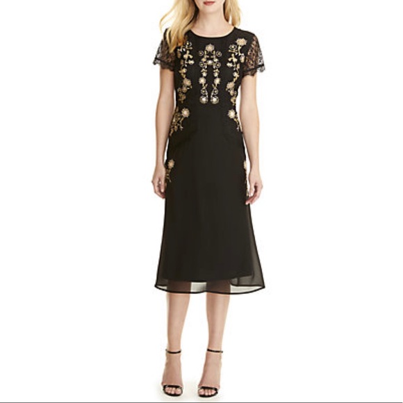 Nanette Lepore Dresses & Skirts - NWOT Nanette Lepore Embroidered Lace Chiffon Dress